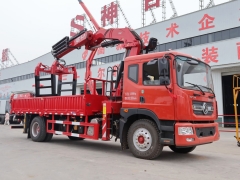 Dongfeng Truck Mounted Crane Shenbai 6.3Ton 8Ton 10Ton Hydraulic Knuckle Boom Crane