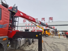 SHENBAI 8TON 10TON 12TON Loader Crane Straight Telescopic Boom Crane