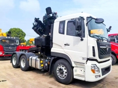 Dongfeng 6x4 Tractor with Crane Hydraulic 20Ton 25Ton 30Ton Folding Boom Crane