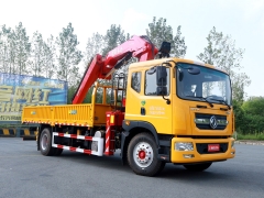 4x2 Dongfeng Cargo Truck Mounted Crane 8Ton Hydraulic Knuckle Boom Crane