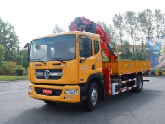 4x2 Dongfeng Cargo Truck Mounted Crane 8Ton Hydraulic Knuckle Boom Crane