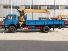 Dongfeng 4x2 Lorry Mounted Crane Shenbai 8Ton Hydraulic Telescopic Boom Crane