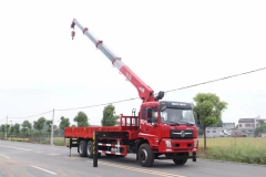 6x4 Dongfeng Cargo Truck Mounted Crane Shenbai 12Ton Hydraulic Boom Crane