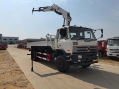 Truck Mounted Crane Dongfeng Truck Shenbai 6.3Ton Hydraulic Knuckle Boom Crane on Sale