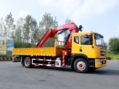 4x2 Dongfeng Cargo Truck Mounted Crane 8Ton Hydraulic Knuckle Boom Crane