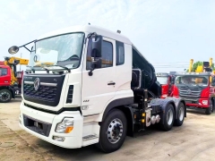 Dongfeng 6x4 Tractor with Crane Shenbai 20Ton 25Ton 30Ton Hydraulic Folding Boom Crane