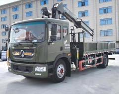 Shenbai 5Ton Hydraulic Knuckle Boom Crane Dongfeng 4x2 Cargo Truck with Crane