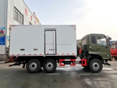 To Africa 1pc Dongfeng 6X6 Refrigated Van Truck