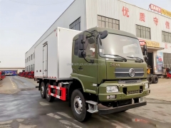 To Africa 1pc Dongfeng 6X6 Refrigated Van Truck