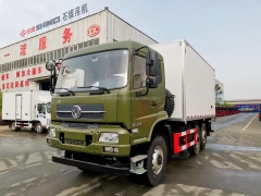 To Africa 1pc Dongfeng 6X6 Refrigated Van Truck