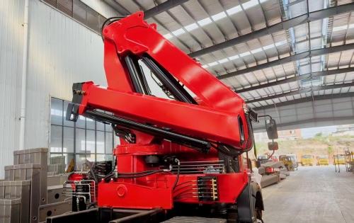 Shenbai 5Ton 3-4 section Knuckle Crane for Truck