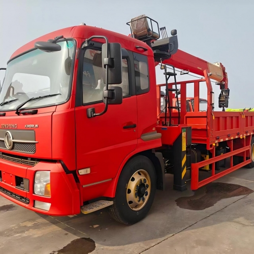 Dongfeng 4X2 10 Ton Telescopic Boom Crane Lifting Truck Mounted Crane Mobile Transport Heavy Duty