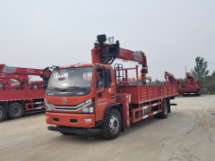Shenbai Heavy Duty Truck Mounted Mobile 6.3 T Crane Dongfeng 4X2 Telescopic Boom Truck Export