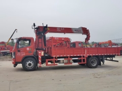 Shenbai Heavy Duty Truck Mounted Mobile 6.3 T Crane Dongfeng 4X2 Telescopic Boom Truck Export
