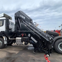 Shenbai 30T Hydraulic Folding Boom Crane 360° Rotation Smart Control for Industrial Lifting ISO/CE Certified