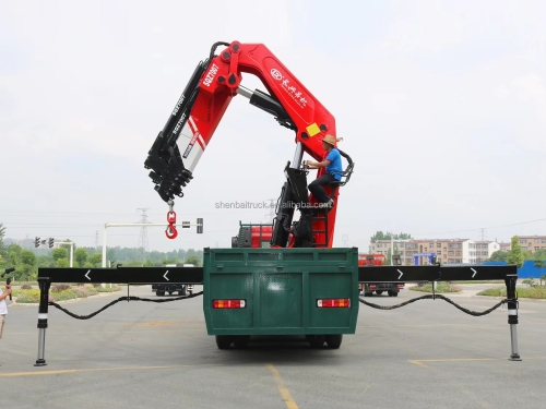 30 Ton Hydraulic Knuckle Boom Crane with Engine Pump Gearbox & Gear-High Efficiency Lifting Equipment