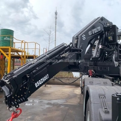Shenbai 30T Hydraulic Folding Boom Crane 360° Rotation Smart Control for Industrial Lifting ISO/CE Certified