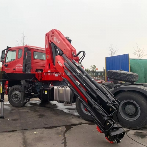 Shenbai 20T Hydraulic Knuckle Boom Crane for Port/Construction | 16M Reach 360° Rotation CE/ISO Certified Global Supplier