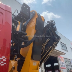 CE Standard Truck Crane 25 Ton 7 Section Knuckle Boom Hydraulic Crane for Sale