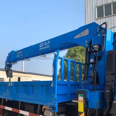12Ton 5 Section Straight Boom Crane Shenbai Stiff Boom Crane for Truck in Stock CE