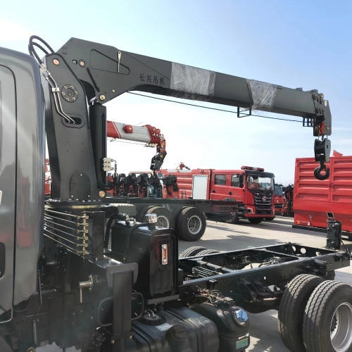 Factory Shenbai Truck Crane 5 Tons 4 Section Straight Boom Crane Drill Pipe Crane CE