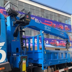 12Ton 5 Section Straight Boom Crane Shenbai Stiff Boom Crane for Truck in Stock CE