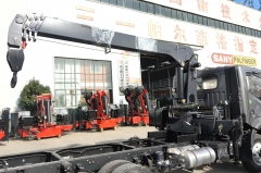 Factory Shenbai Truck Crane 5 Tons 4 Section Straight Boom Crane Drill Pipe Crane CE