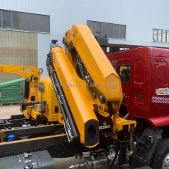 CE Standard Truck Crane 25 Ton 7 Section Knuckle Boom Hydraulic Crane for Sale