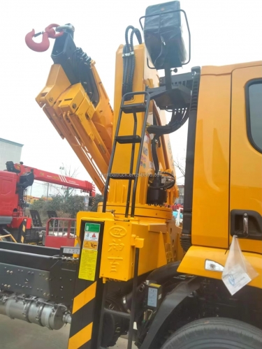 High Quality Shenbai 12 Ton Hydraulic Knuckle Boom Crane Truck Mounted for Sale