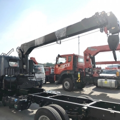 Factory Shenbai Truck Crane 5 Tons 4 Section Straight Boom Crane Drill Pipe Crane CE