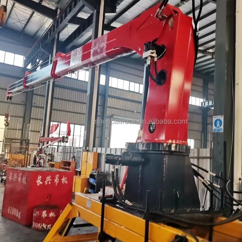 Stiff Arm Boom Boat Deck Manipulator with High Heat Versatile Marine 5 Ton Crane