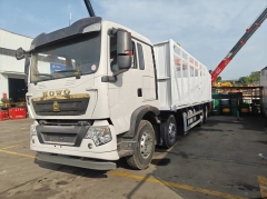 8x4 HOWO Lorry Truck Mounted Shenbai 16Ton BSQZ3306 Hydraulic Lifting Knuckle Boom Crane Mounted Bricker Grapple