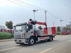 Emergency Rescue Dongfeng Recovery Towing Truck 4x2 6.3 Ton Stiff Boom Crane Lorry Transport Wrecker