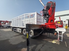 8x4 HOWO Lorry Truck Mounted Shenbai 16Ton BSQZ3306 Hydraulic Lifting Knuckle Boom Crane Mounted Bricker Grapple
