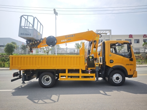 Dongfeng 4x2 Telescopic Boom Crane 5Ton Hydraulic Straight Arm 20m 22m Aerial Working Platform Truck High-altitude Operation Trucks