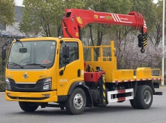 Dongfeng 180HP Cargo Truck Mounted Crane 7 Ton Straight Lifting Boom Loader Crane 4*2 Truck