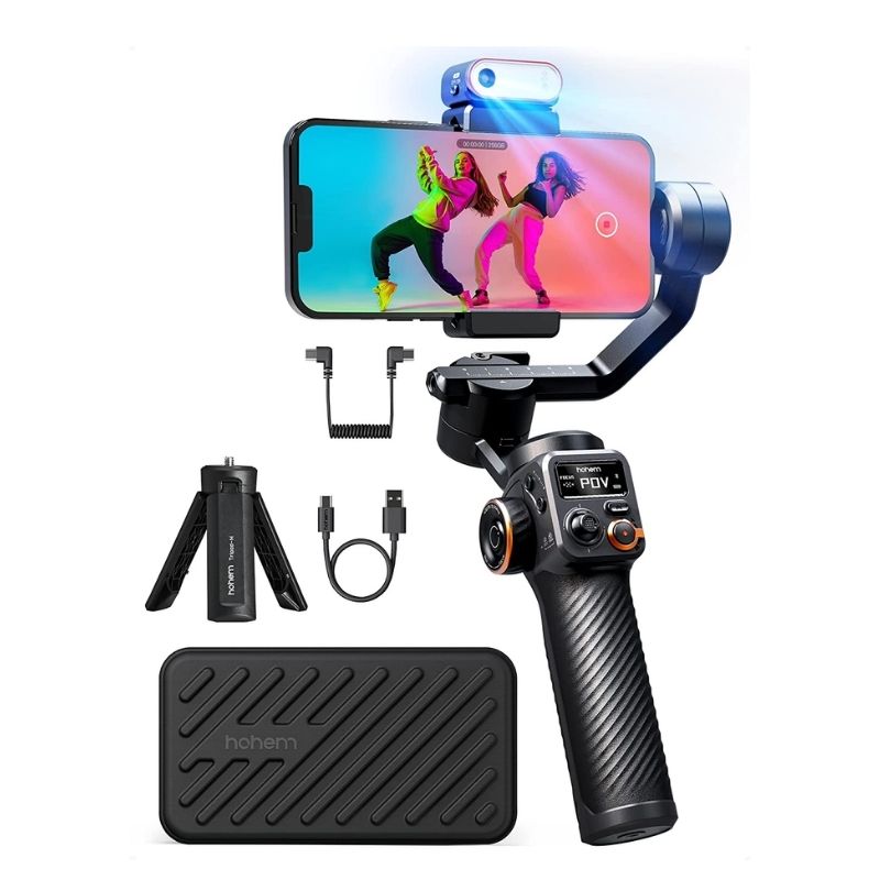 Hohem Isteady M6 Kit Gimbal Stabilizer For Smartphone, 2023 Upgraded 3 