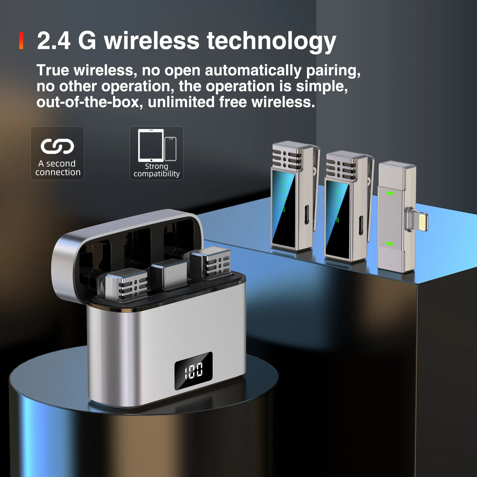 wireless microphone for video conferencing