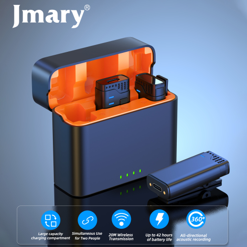 Jmary Micro-Cravate Mic PRO, AUX, Cable Voix Hi-Fi ,Enregistrement  audio/vidéo MC-R1 à prix pas cher