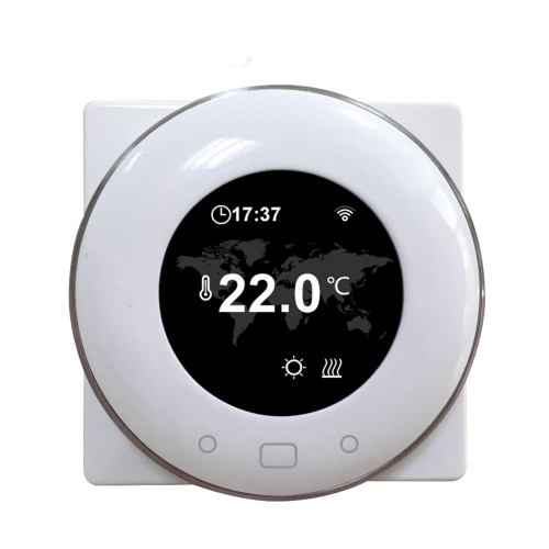 230V Floor Heating WiFi Round 16A Thermostat with external Sensor