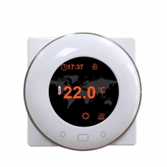 230V Floor Heating WiFi Round 16A Thermostat with external Sensor