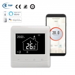 Square Programmable Digital Underfloor Heating Controls Thermostat