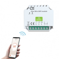 Smart WiFi Pilot Wire Heating Module 6 Modes Comfort Heating