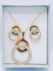 Conjunto collar y pendientes