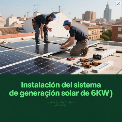 Sistema Generación de Panel Solar 6KW