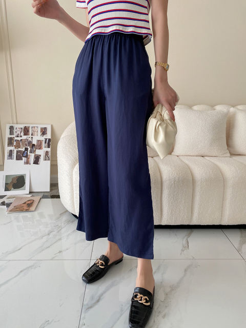 Tencel Linen Wide Leg Pants.