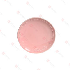 PORCELAIN LOOPS AND HEART ILLUSTRATION PLATE