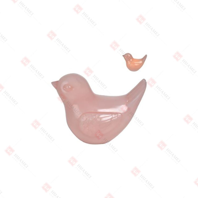 RESIN CUTE BIRD WITH LED