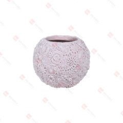 RESIN CROCHET TEXTURED
FLOWER VASE