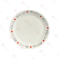 PORCELAIN ILLUSTRATED PLATE